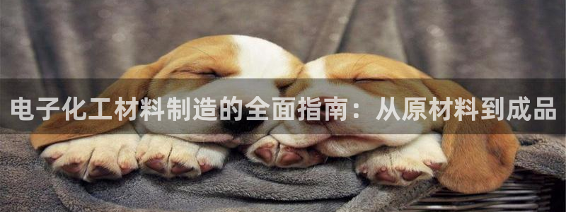 彩神v违法么：电子化工材料制造的全面指南：从原材料到成品