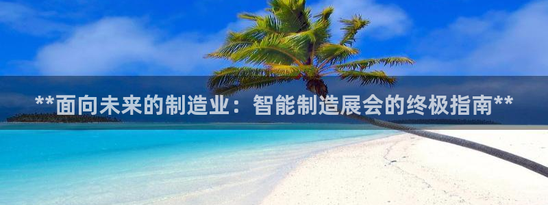 彩神ix官网是哪个公司的：**面向未来的制造业：智能制造展会的终极指南**