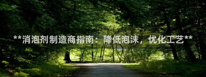 彩神vii官网大赢家：**消泡剂制造商指南：降低泡沫，优化工艺**