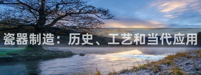 彩神vll购彩大厅大众：瓷器制造：历史、工艺和当代应用