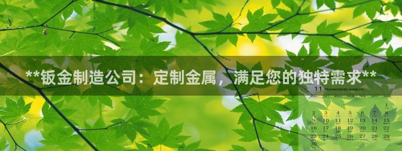 彩神8是正规平台吗安全吗：**钣金制造公司：定制金属，满足您的独特需求**