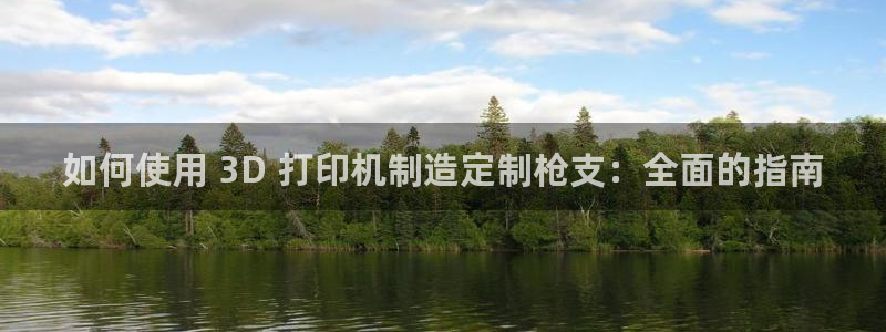 彩神v争霸是啥：如何使用 3D 打印机制造定制枪支：全面的指南