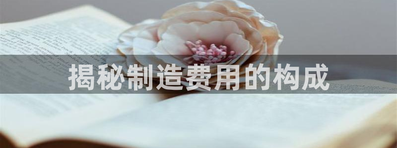 彩神8软件下载：揭秘制造费用的构成