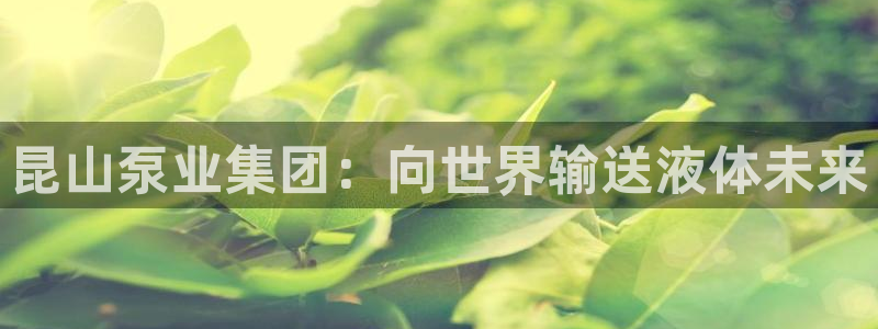 彩神8官网版是正规的吗：昆山泵业集团：向世界输送液体未来