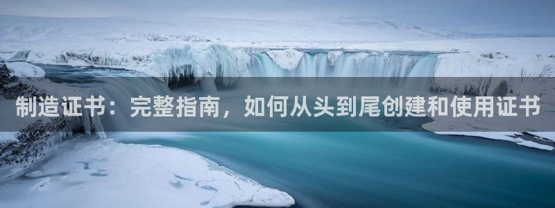 彩神v8下载网址：制造证书：完整指南，如何从头到尾创建和使用证书